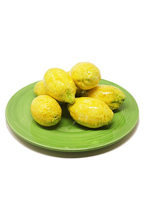 limone in ceramica L'Oasi ceramiche | LIMONEDECORATIVOCERAMICAGIALLO